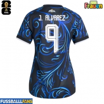 Argentinien Julian Alvarez #9 Auswärtstrikot Frauen EM 2024 Kurzarm